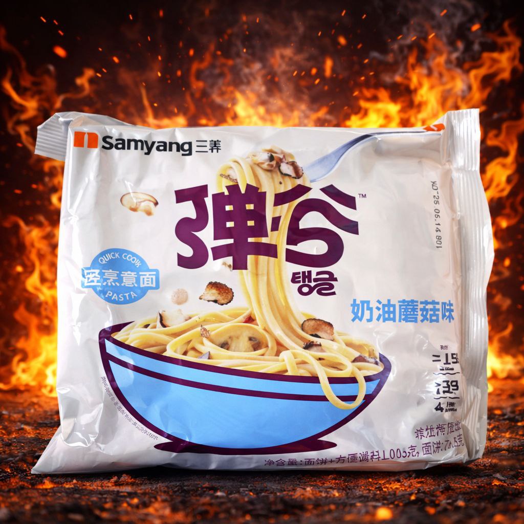 Локшина Samyang TangTang (вершково-грибний соус), 105 г