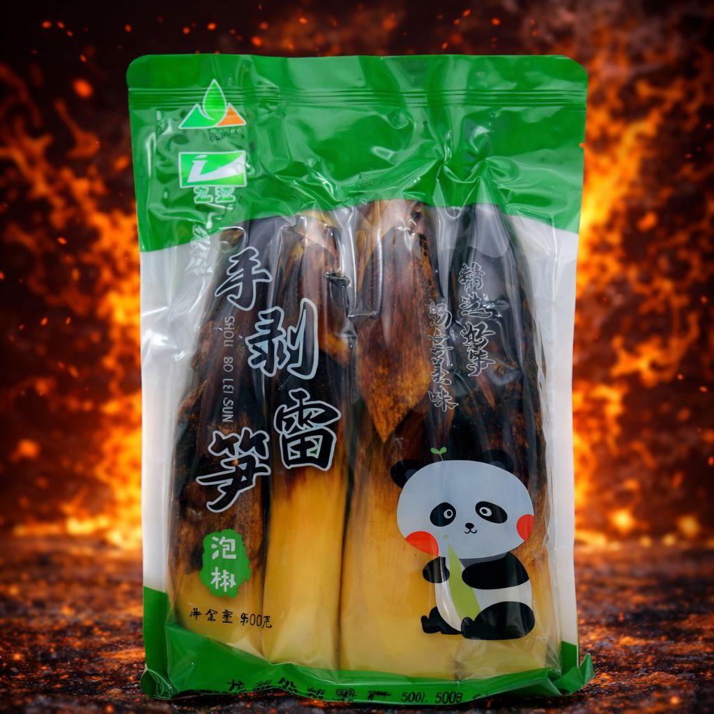 Маринований бамбук Natural Brine (зелена упаковка), 500 г