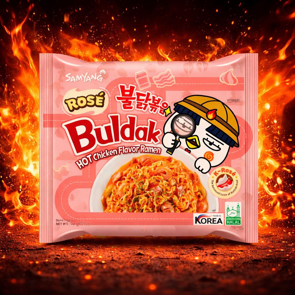 Локшина рамен Buldak Rosé Cream Samyang