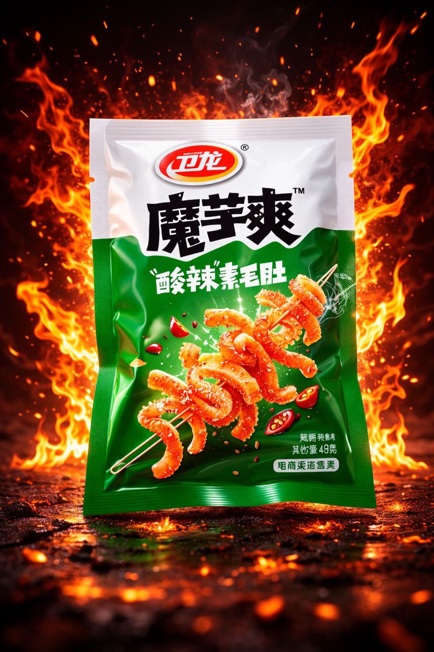 Weilong Mala Snack — кисло-гострі китайські снеки