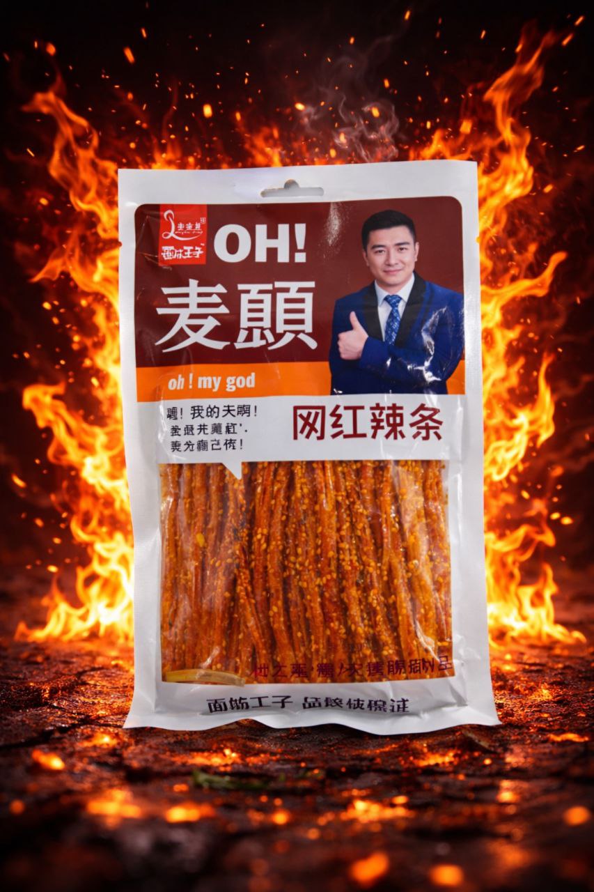 Соєві палички Latiao «OH! My God» (гострий ароматний смак), 172 г